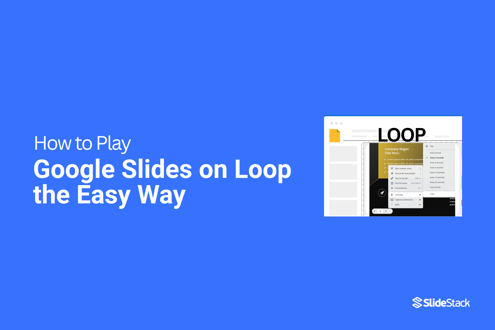 How to Play Google Slides on Loop the Easy Way