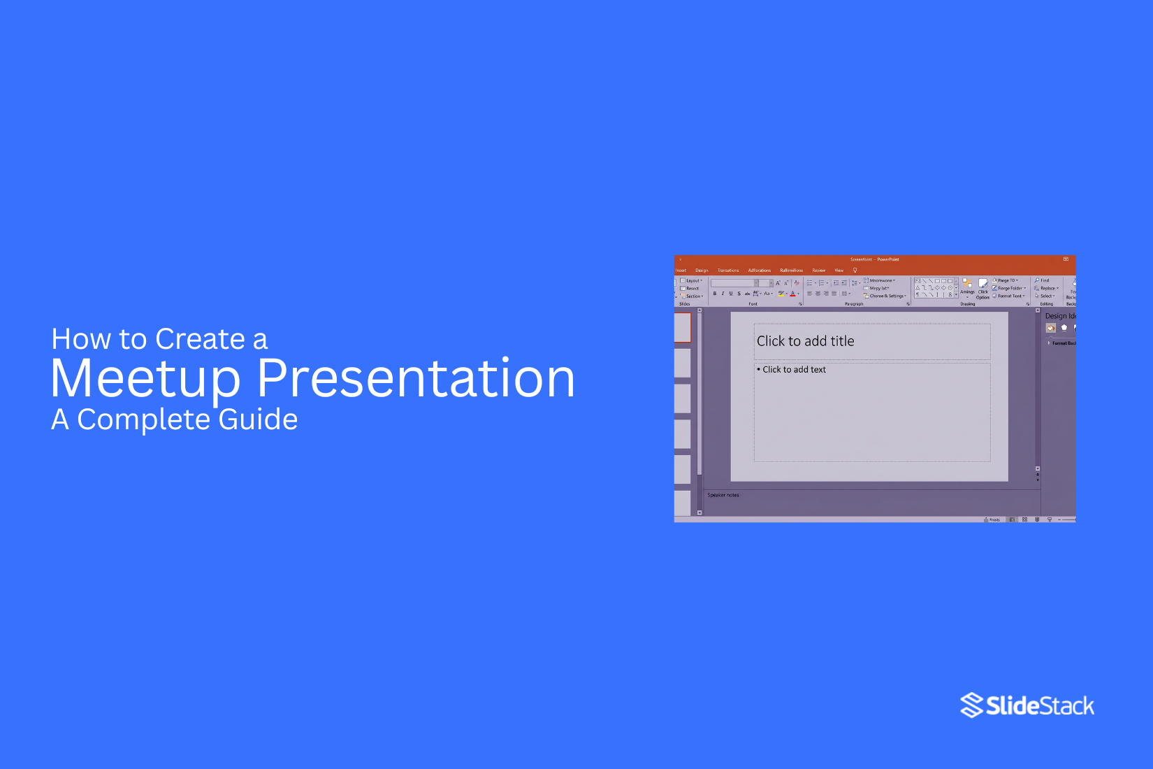 How to Create a Meetup Presentation: A Complete Guide 