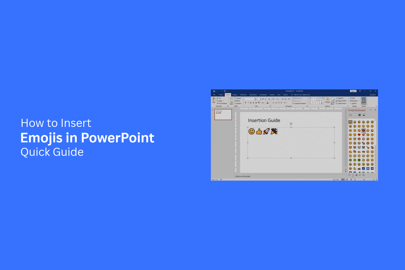 How to Insert Emojis in PowerPoint: Quick Guide
