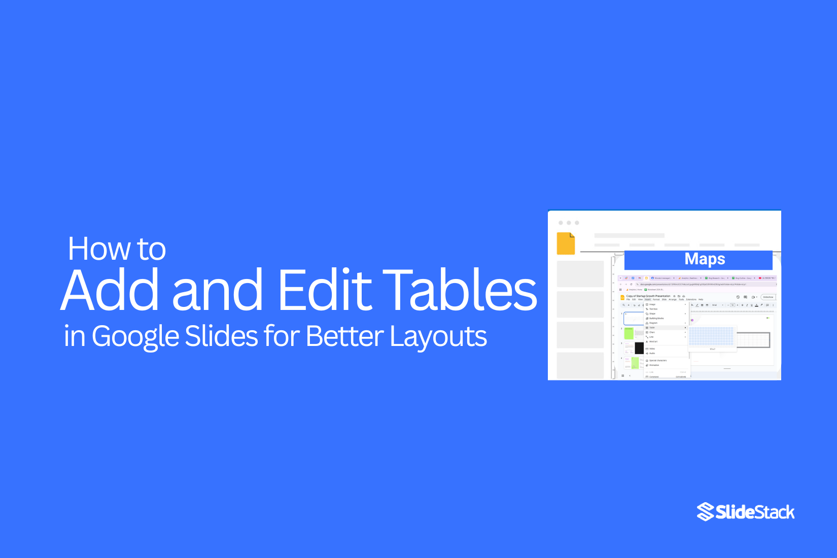 How to Add and Edit Tables in Google Slides for Better Layouts