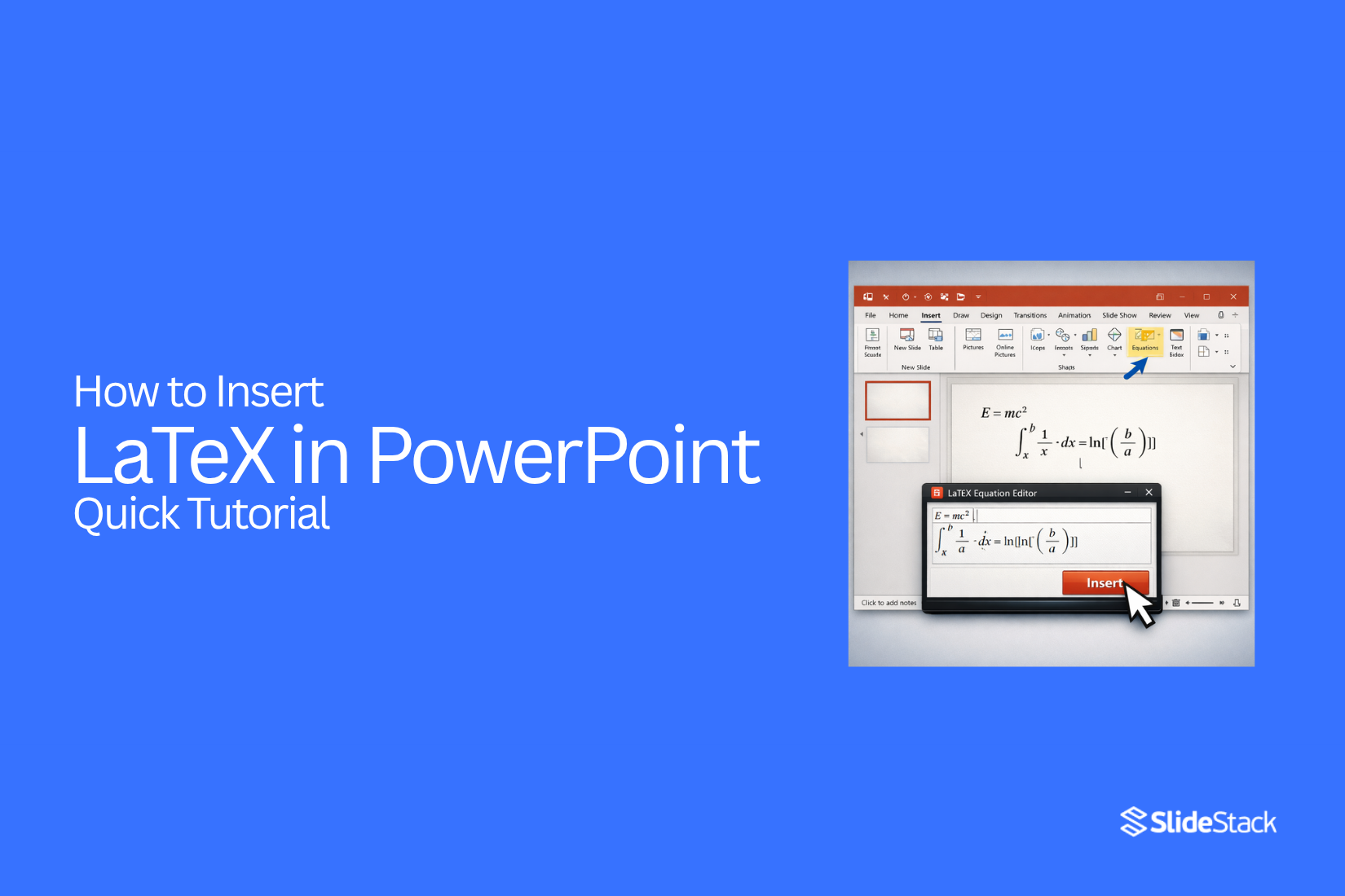 How to Insert LaTeX in PowerPoint Quickly and Easily