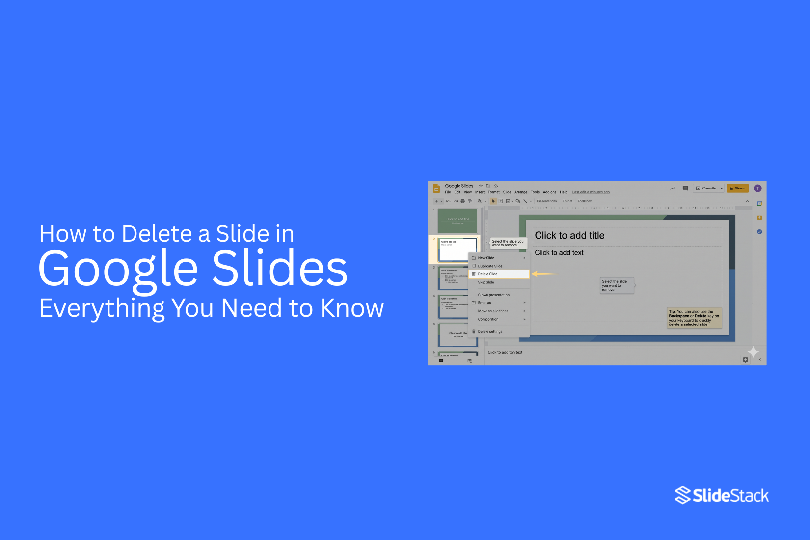How to Delete a Slide in Google Slides: Everything You Need to Know 