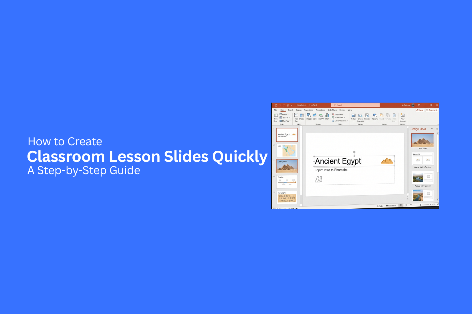 How to Create Classroom Lesson Slides Quickly: A Step-by-Step Guide