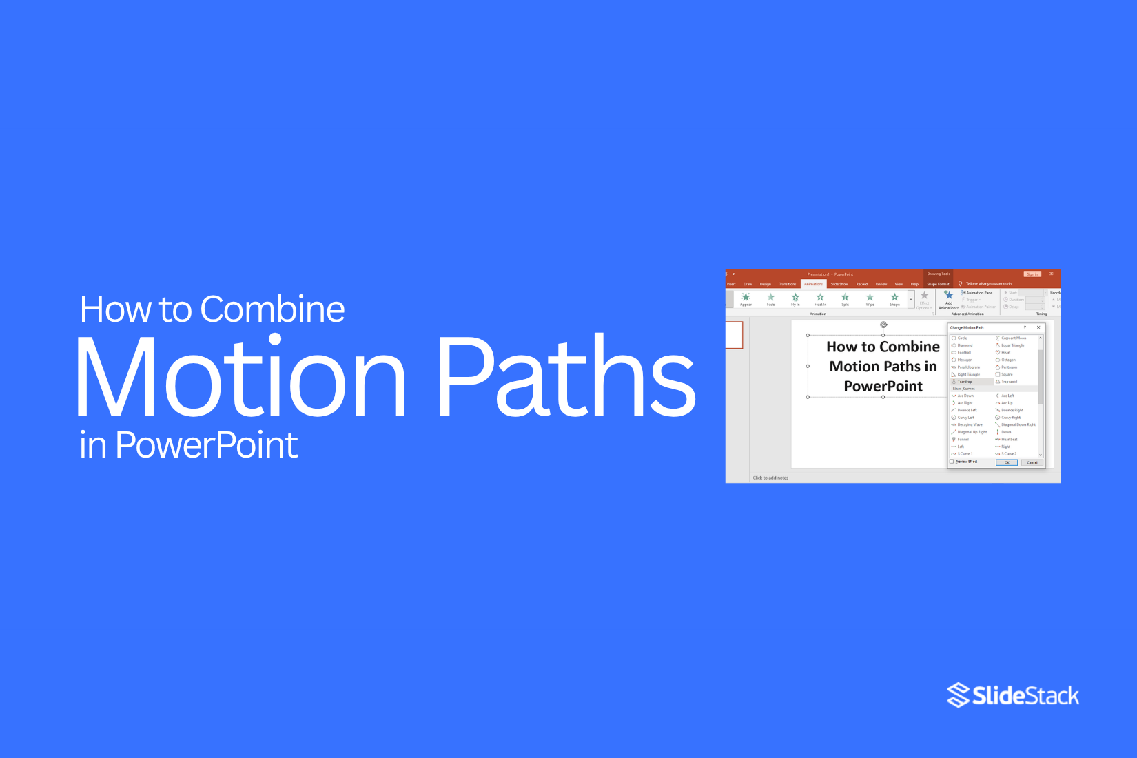 How to Combine Motion Paths in PowerPoint