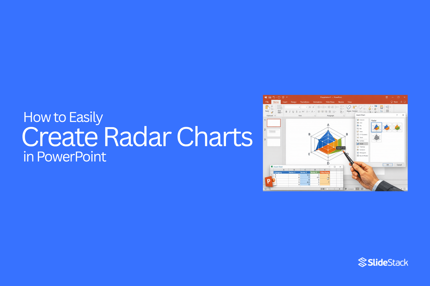How to Easily Create Radar Charts in PowerPoint