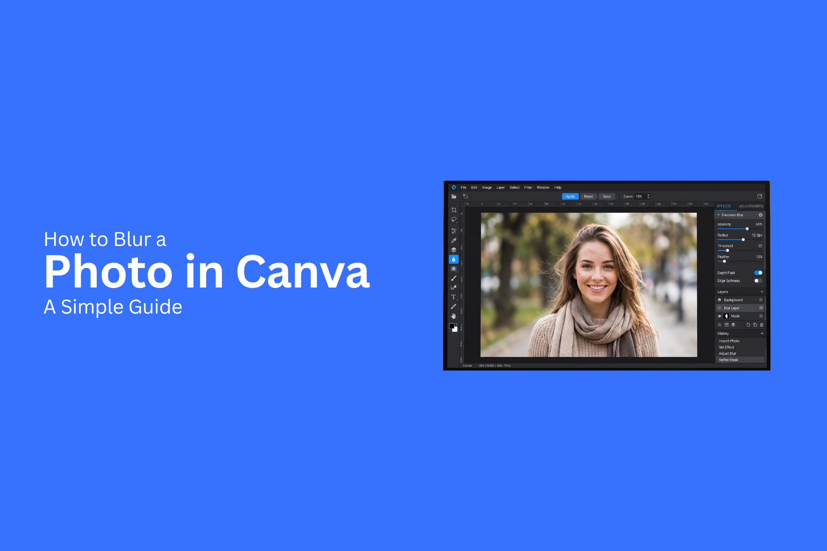 How to Blur a Photo in Canva: A Simple Guide 
