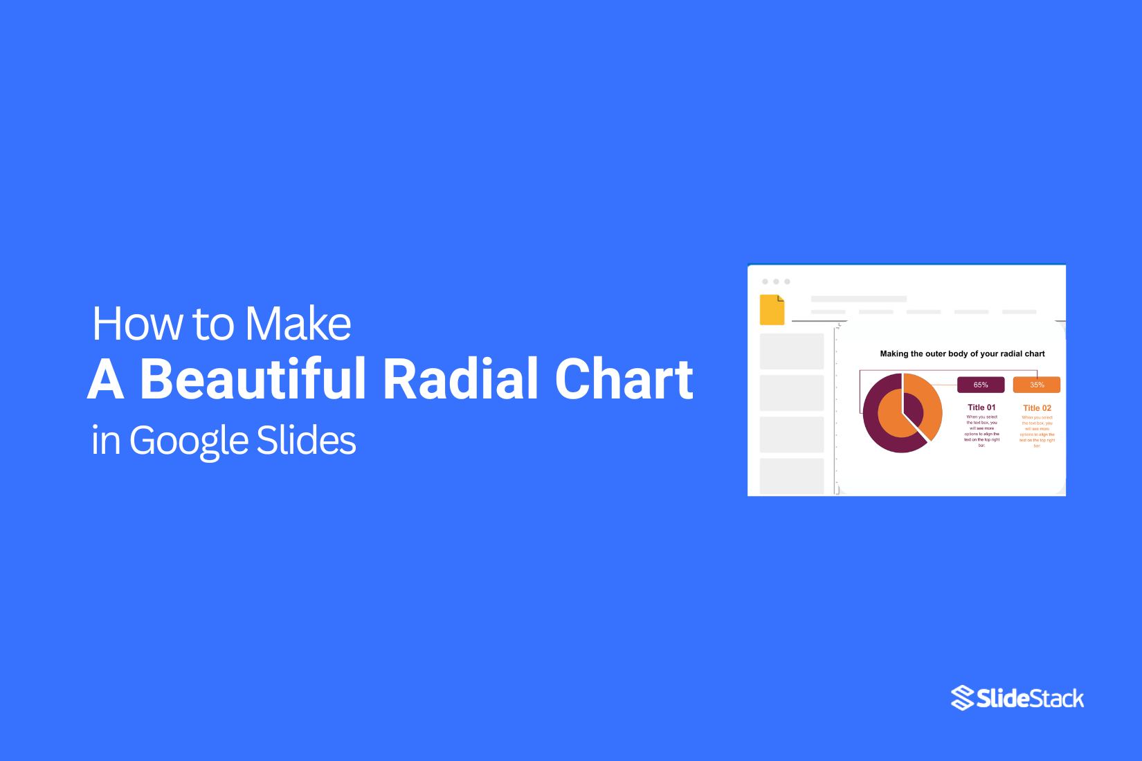 How to Make a Beautiful Radial Chart in Google Slides