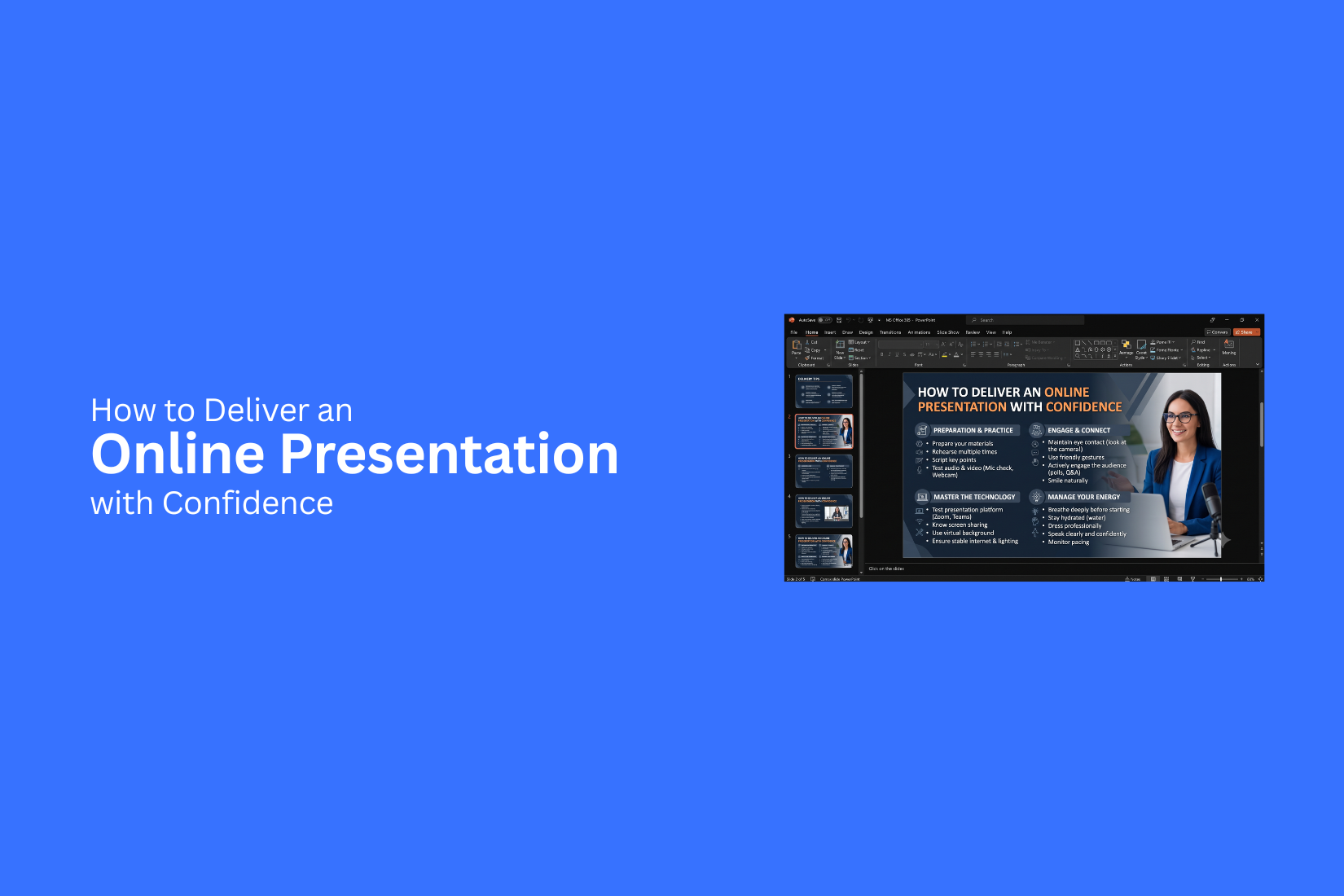 How to Deliver an Online Presentation with Confidence