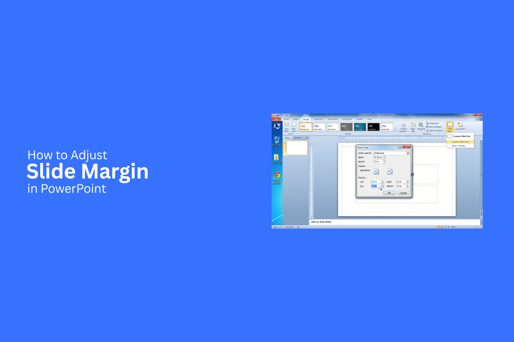 How to Adjust Slide Margins in PowerPoint 