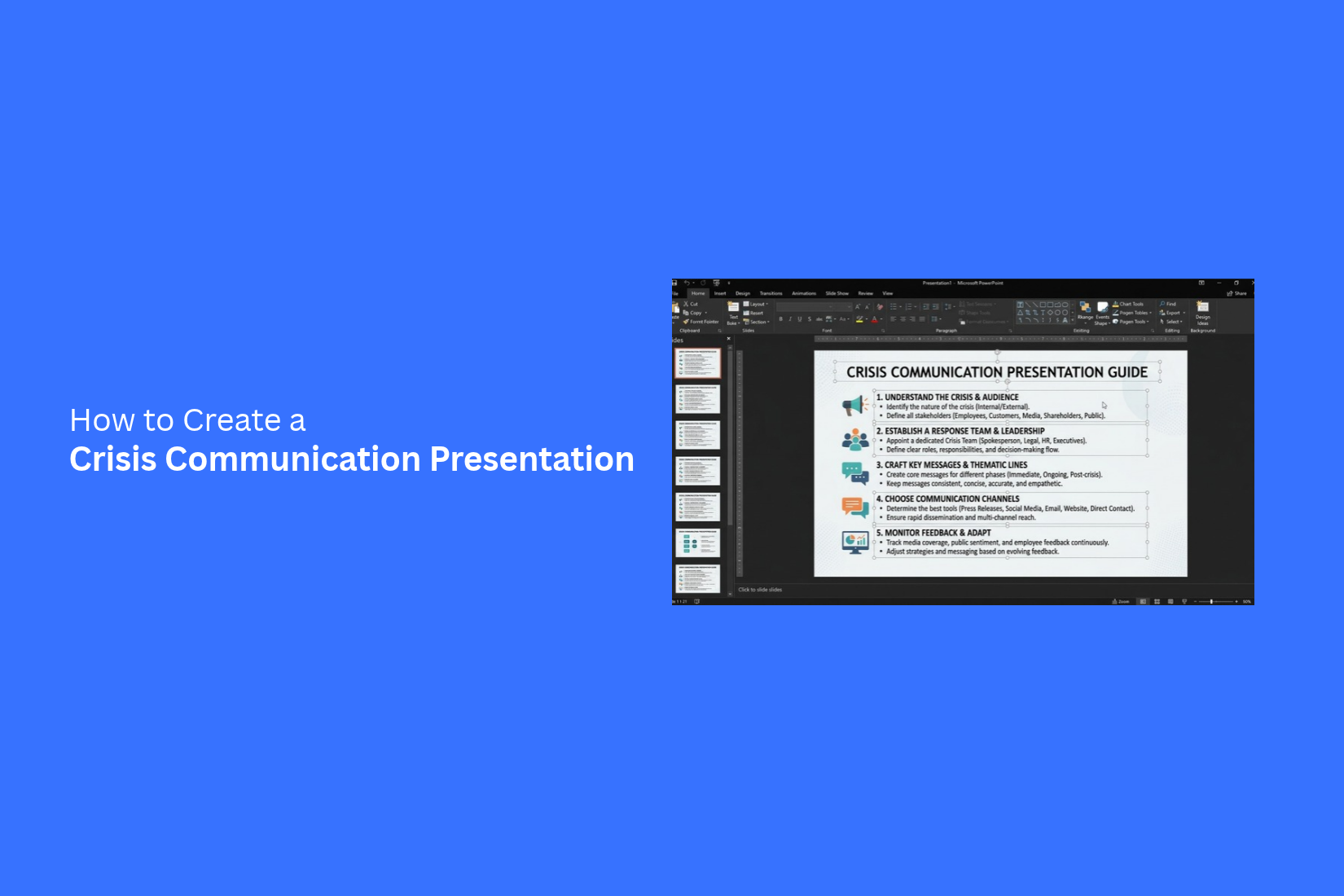 How to Create a Crisis Communication Presentation 