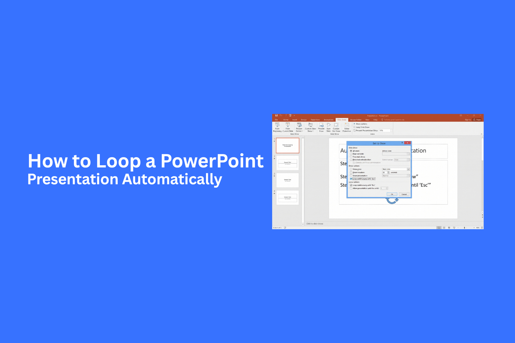 How to Loop a PowerPoint Presentation Automatically