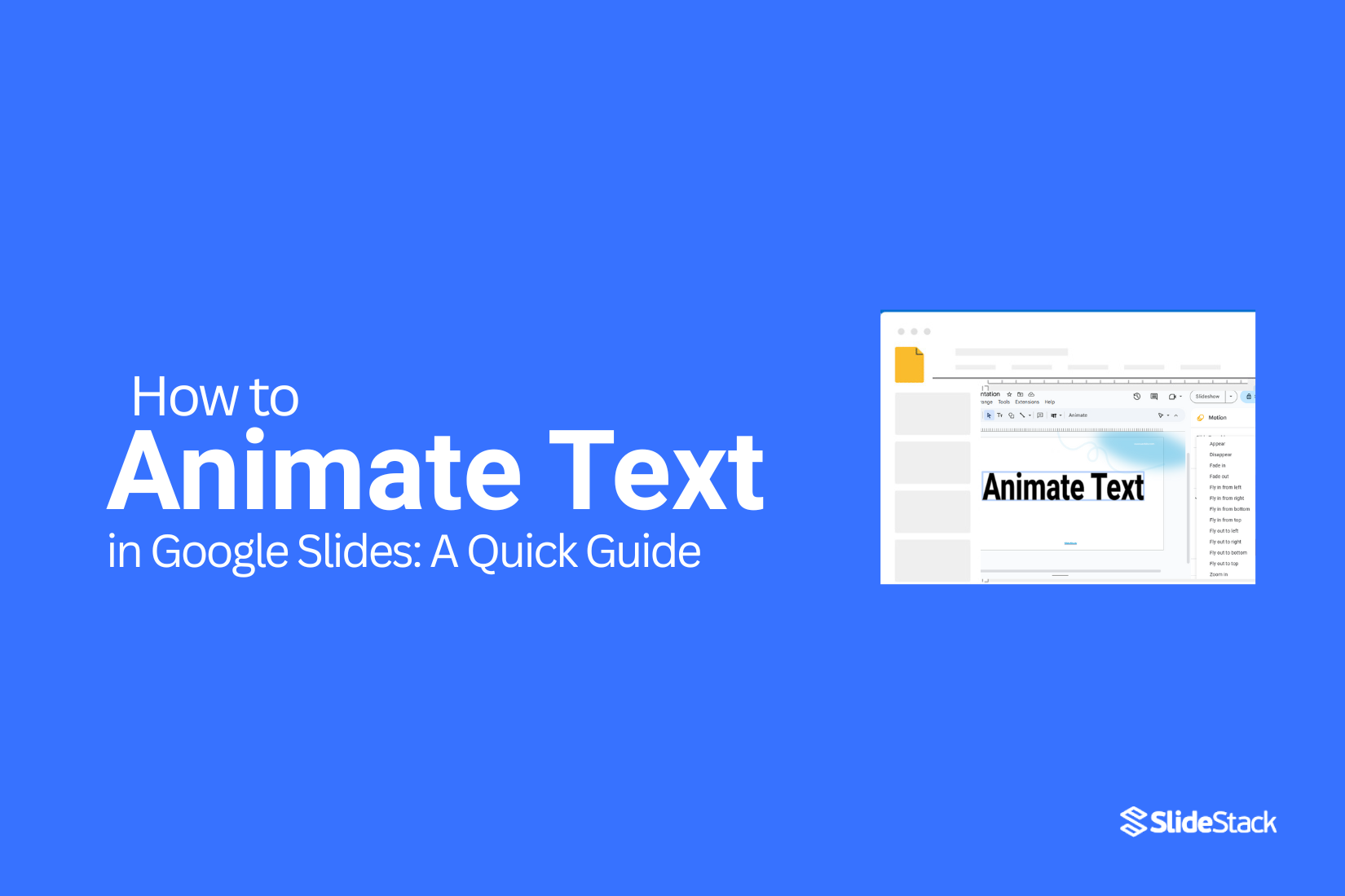 How to Animate Text in Google Slides: A Quick Guide