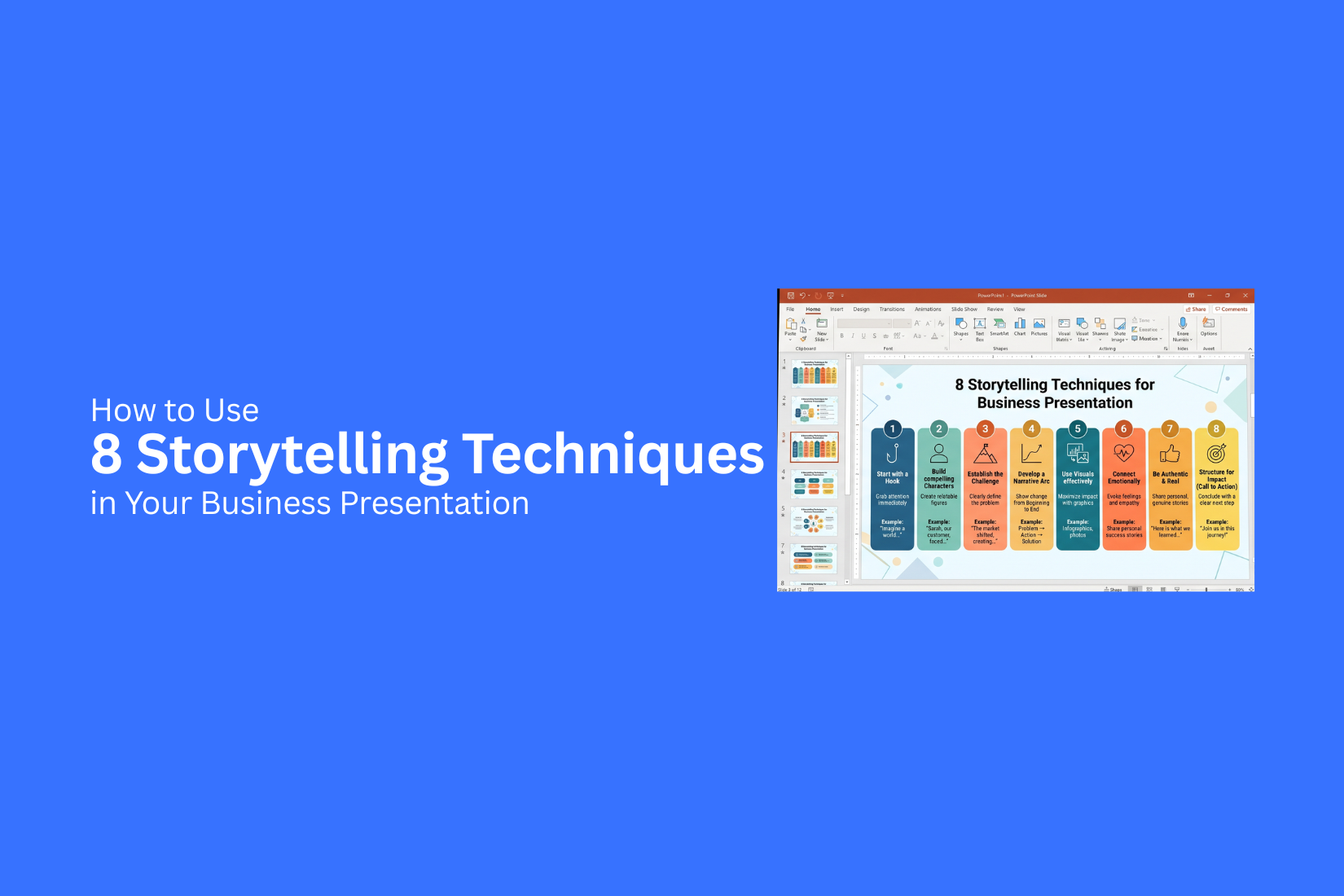 How to Use 8 Storytelling Techniques in Your Business Presentation 