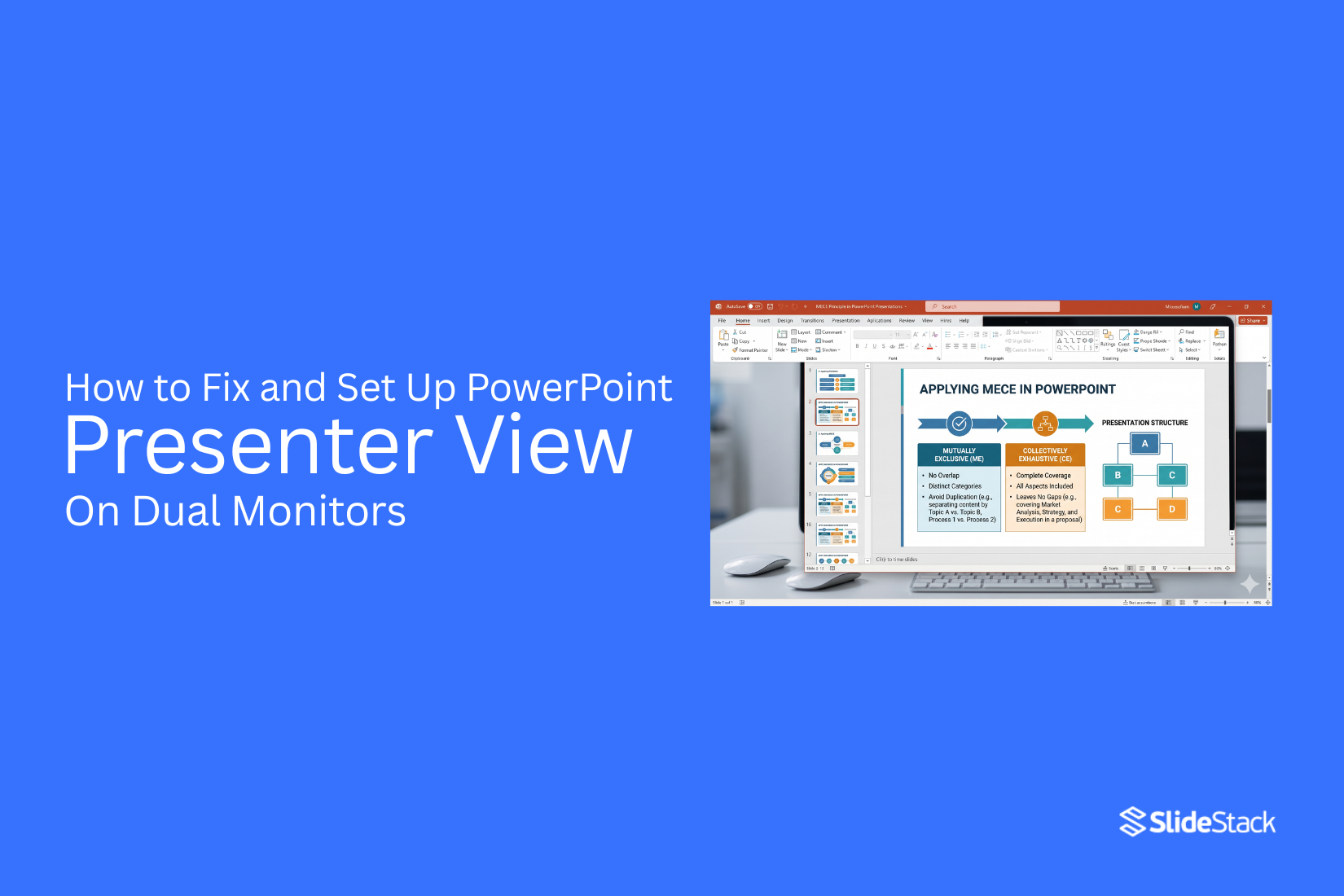 How to Fix and Set Up PowerPoint Presenter View on Dual Monitors