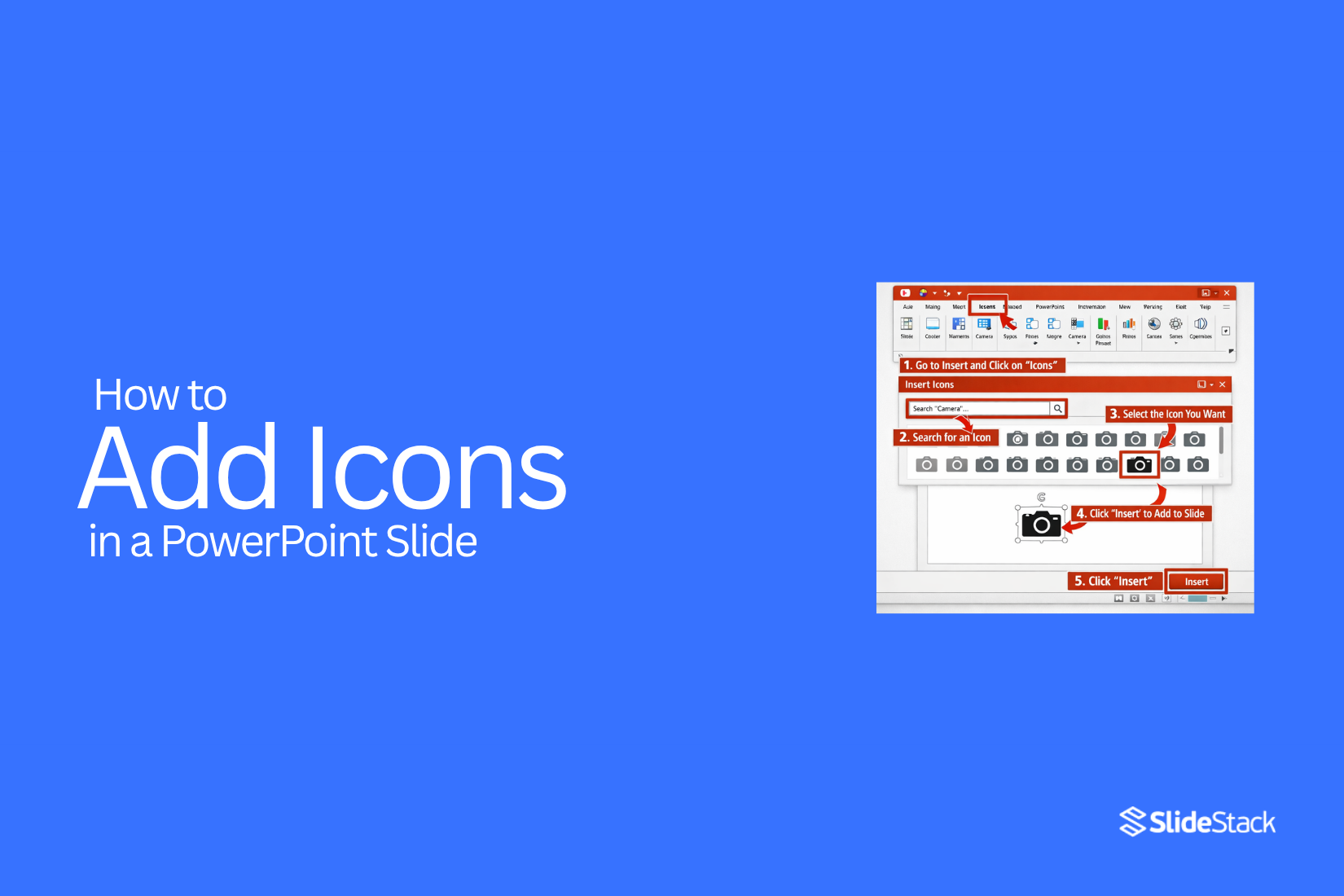 How to Add Icons in a PowerPoint Slide