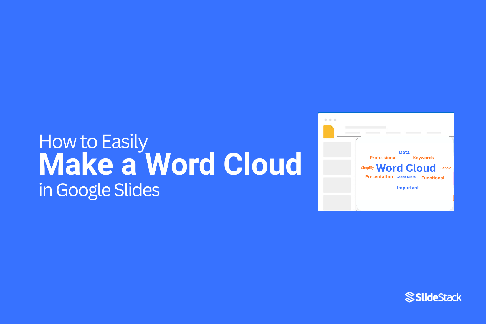 How to Easily Make a Word Cloud in Google Slides