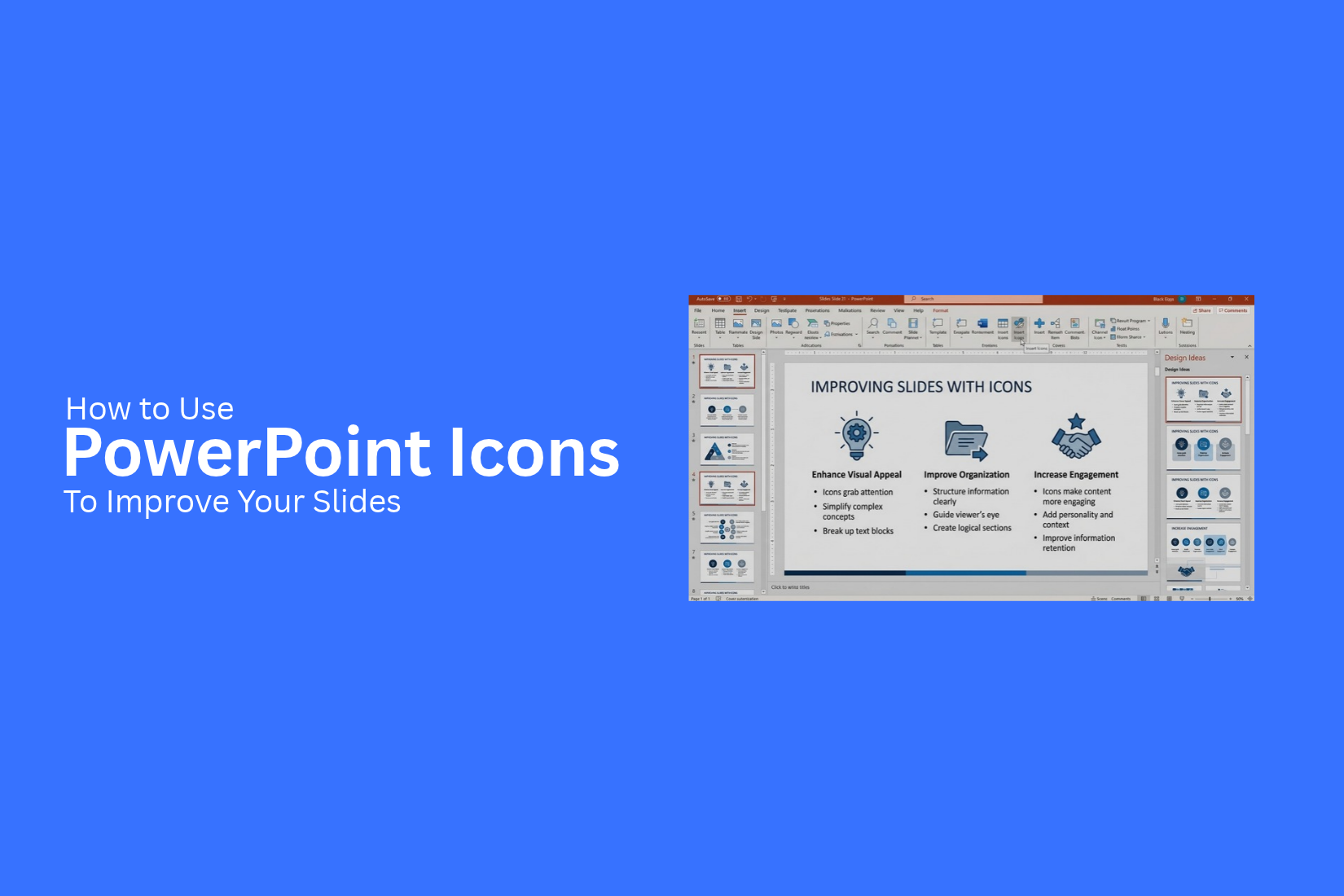 How to Use PowerPoint Icons to Improve Your Slides 