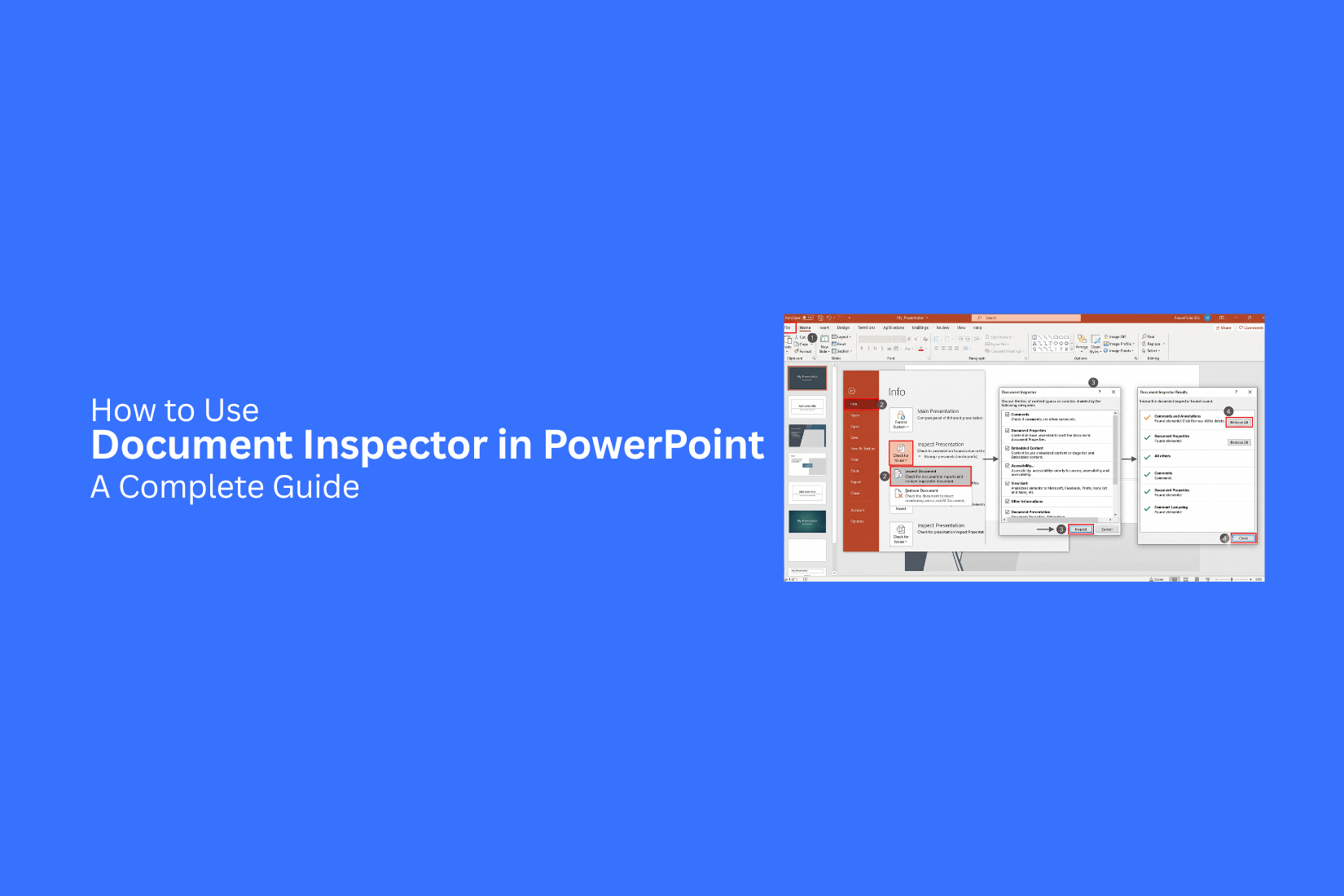 How to Use Document Inspector in PowerPoint: A Complete Guide 