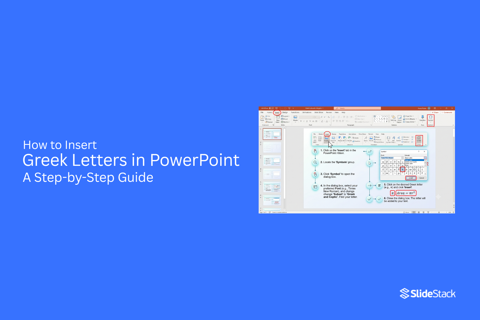 How to Insert Greek Letters in PowerPoint: A Step-by-Step Guide 