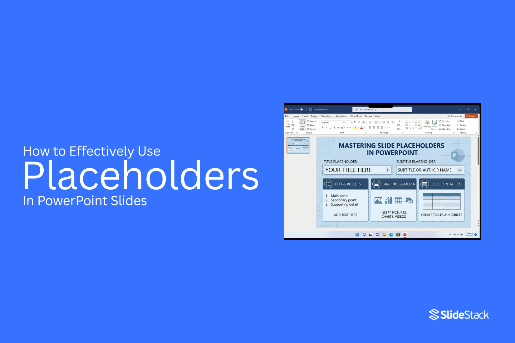 How to Effectively Use Placeholders in PowerPoint Slides