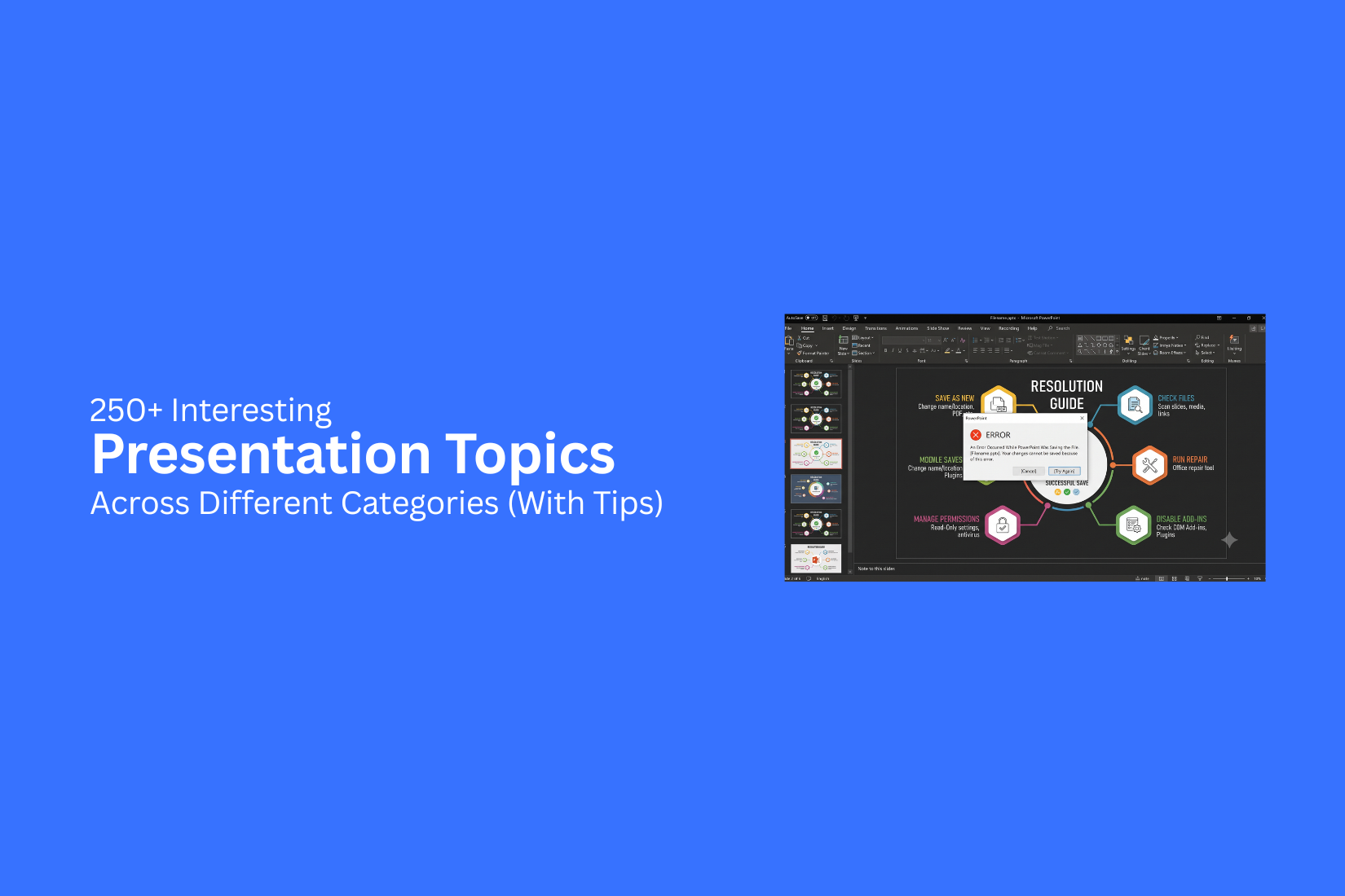 250+ Interesting Presentation Topics Across Different Categories (With Tips)