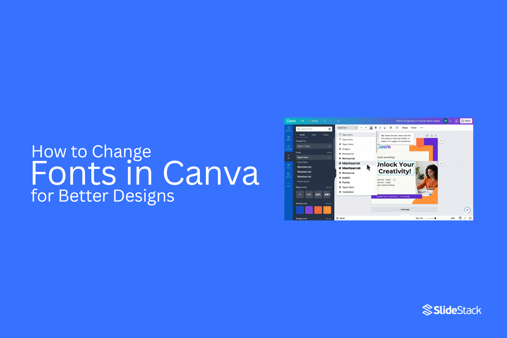 How to Change Fonts in Canva for Better Designs