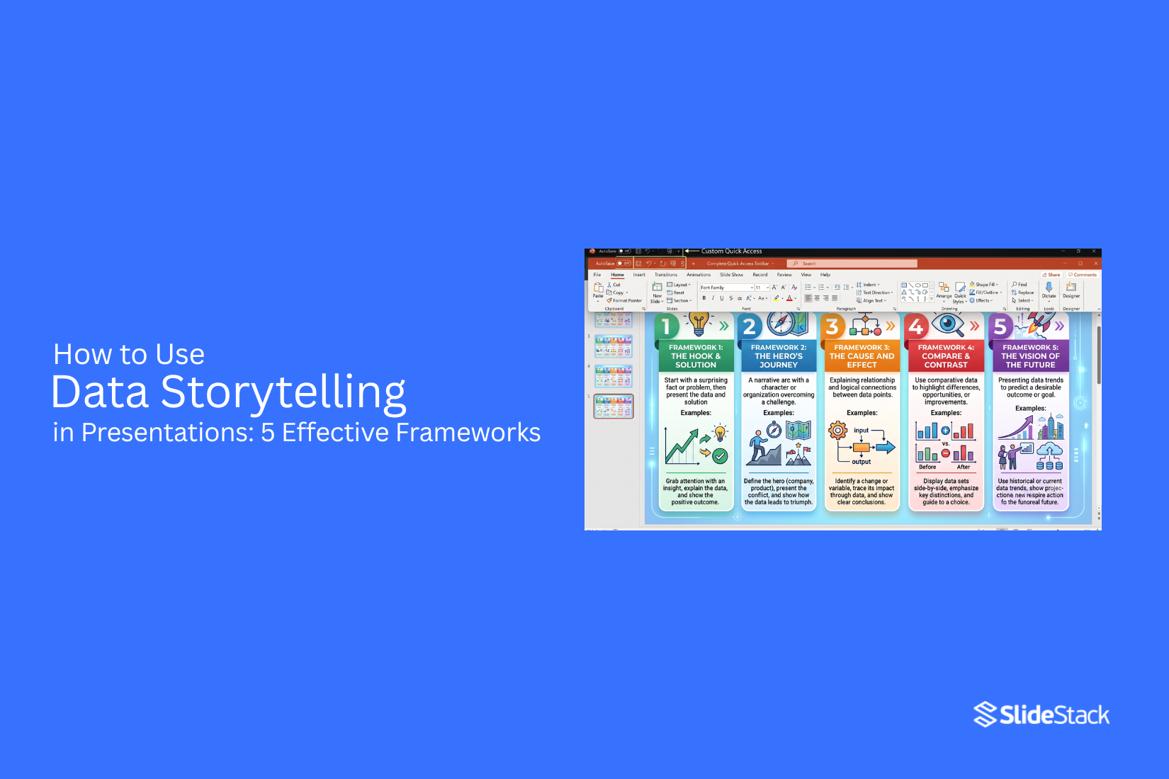 How to Use Data Storytelling in Presentations: 5 Effective Frameworks 