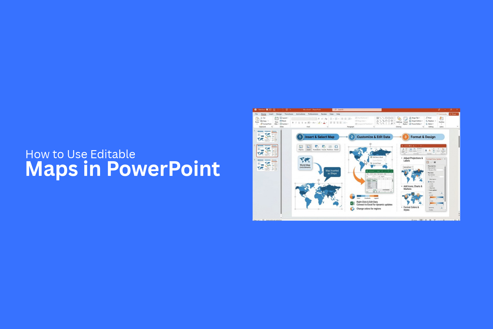 How to Use Editable Maps in PowerPoint 