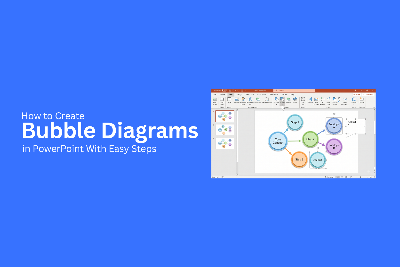 How to Create Bubble Diagrams in PowerPoint With Easy Steps 