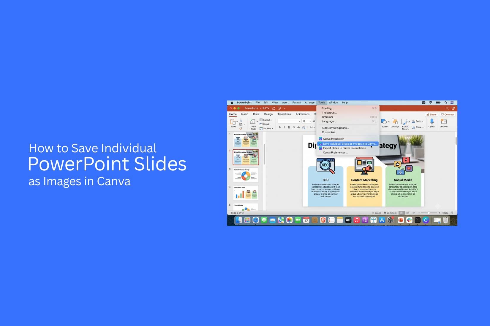 How to Save Individual PowerPoint Slides as Images in Canva