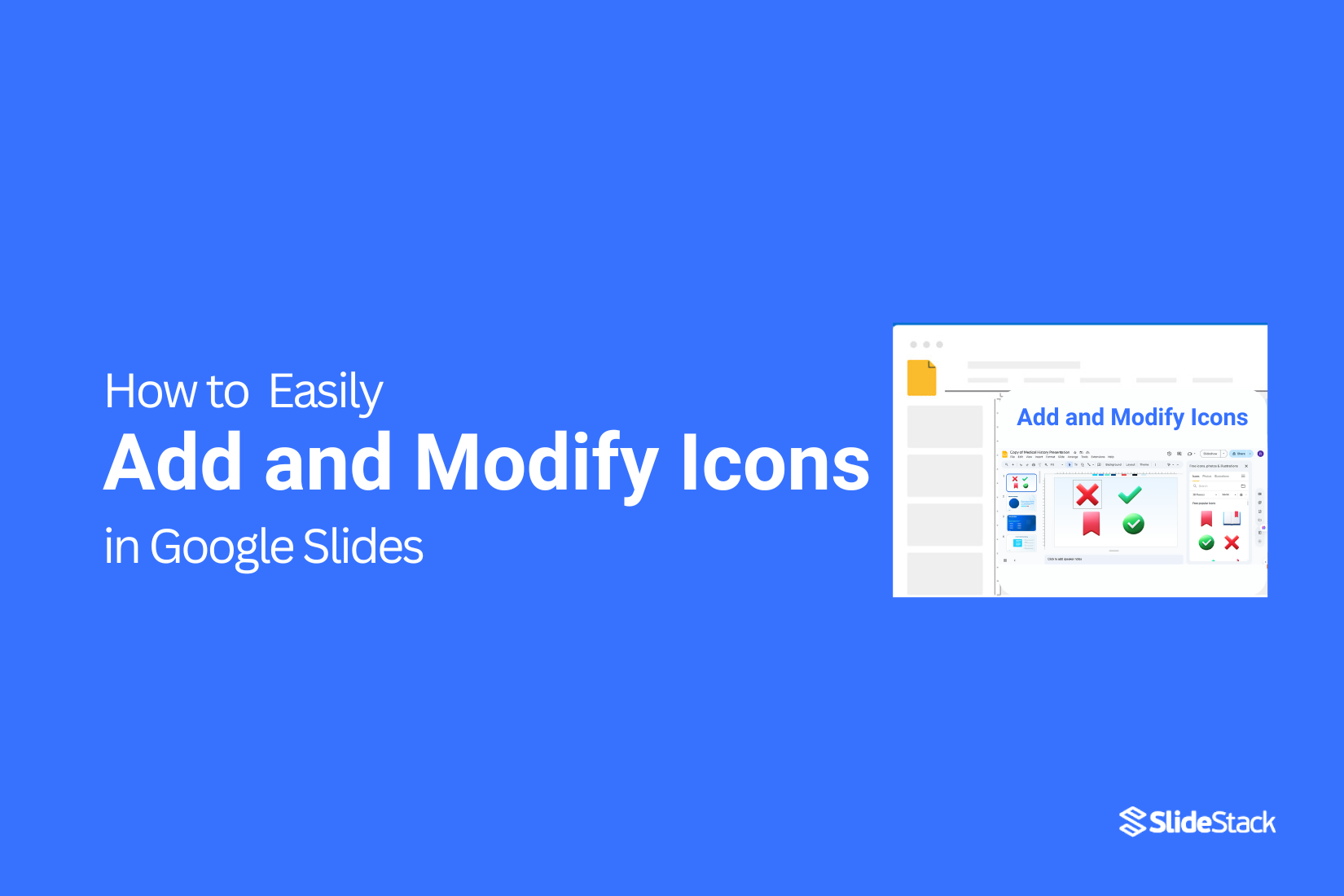 How to Easily Add and Modify Icons in Google Slides