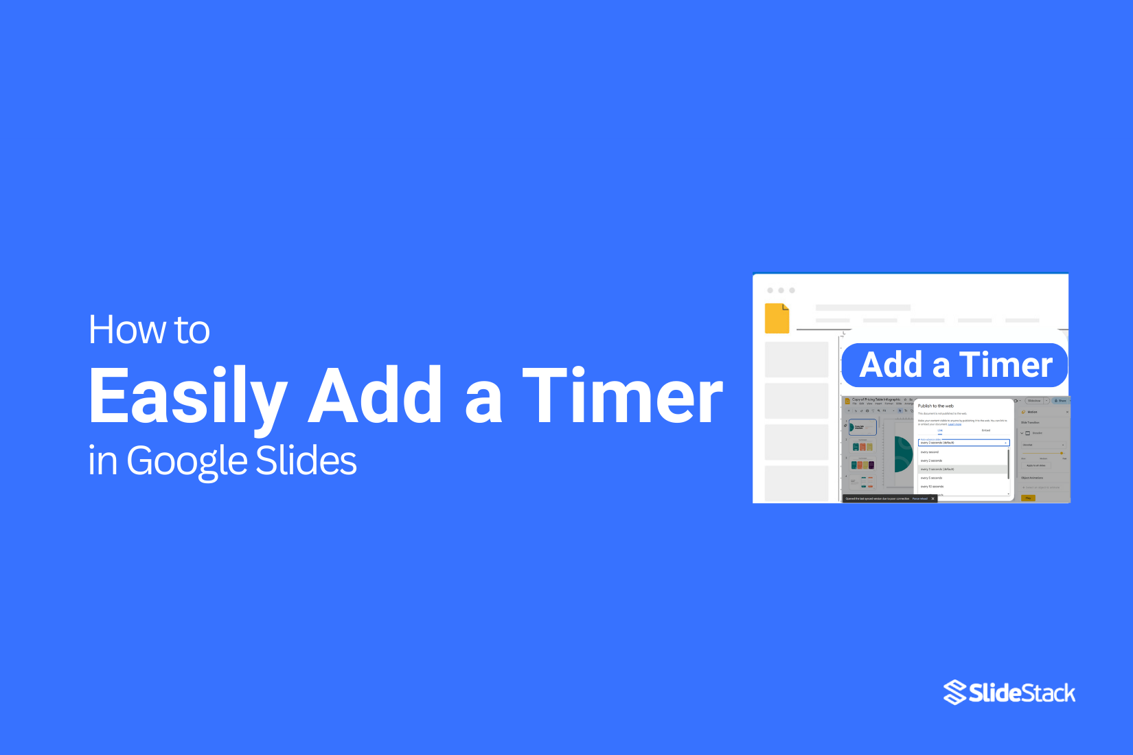 How to Easily Add a Timer in Google Slides