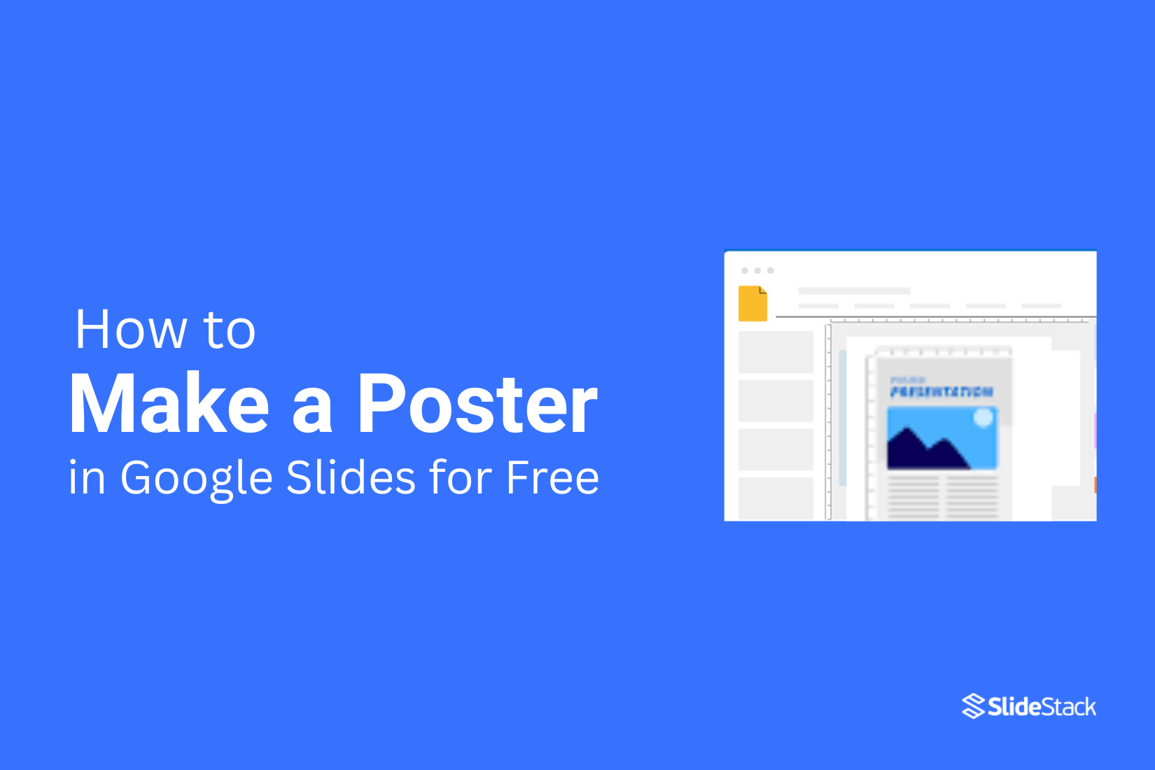 How to Make a Poster in Google Slides for Free