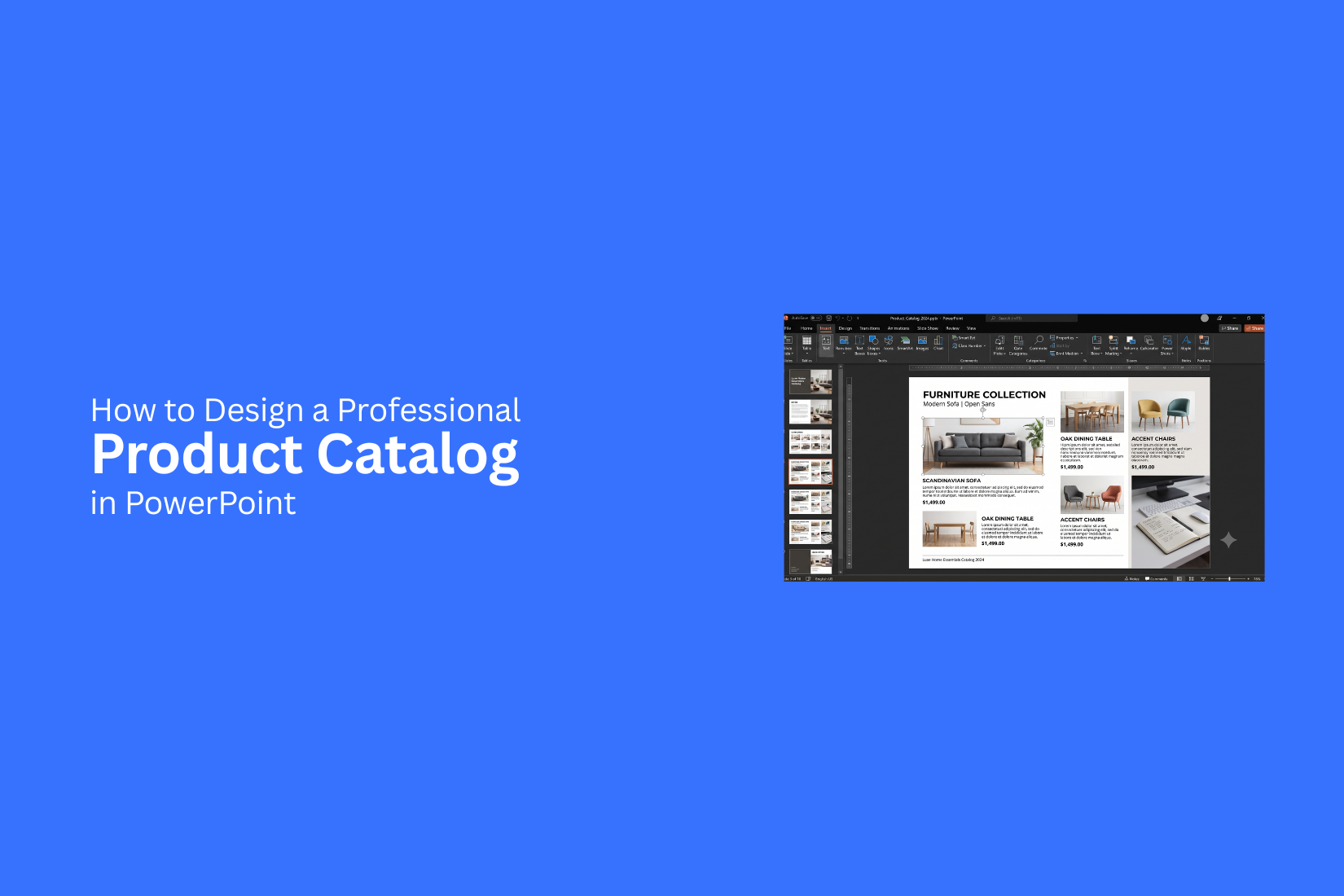 How to Design a Professional Product Catalog in PowerPoint 
