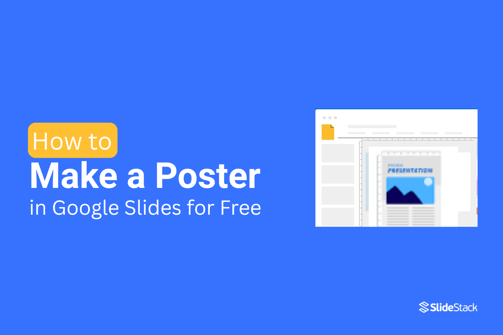 How to Make a Poster in Google Slides for Free
