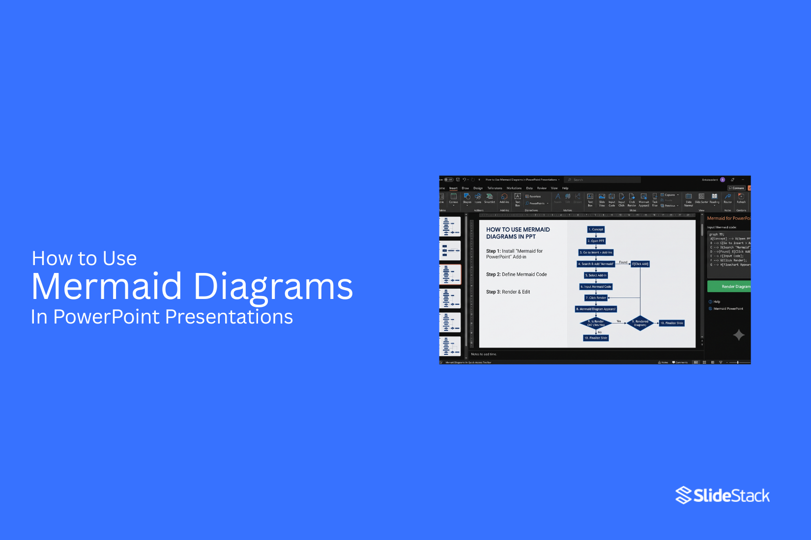 How to Use Mermaid Diagrams in PowerPoint Presentations 