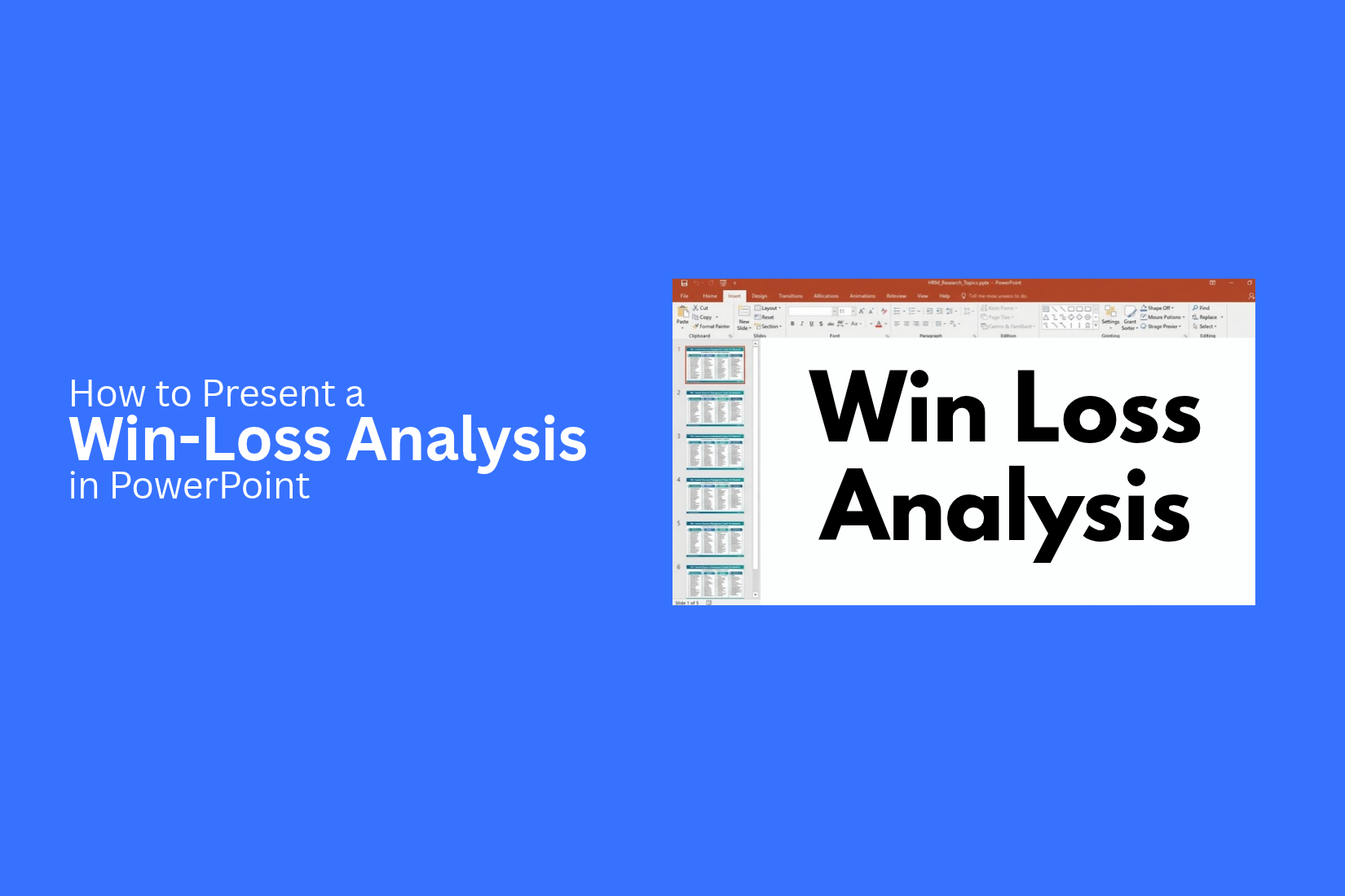 How to Present a Win-Loss Analysis in PowerPoint 