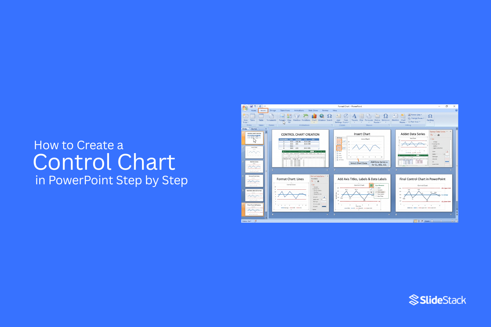 How to Create a Control Chart in PowerPoint Step by Step