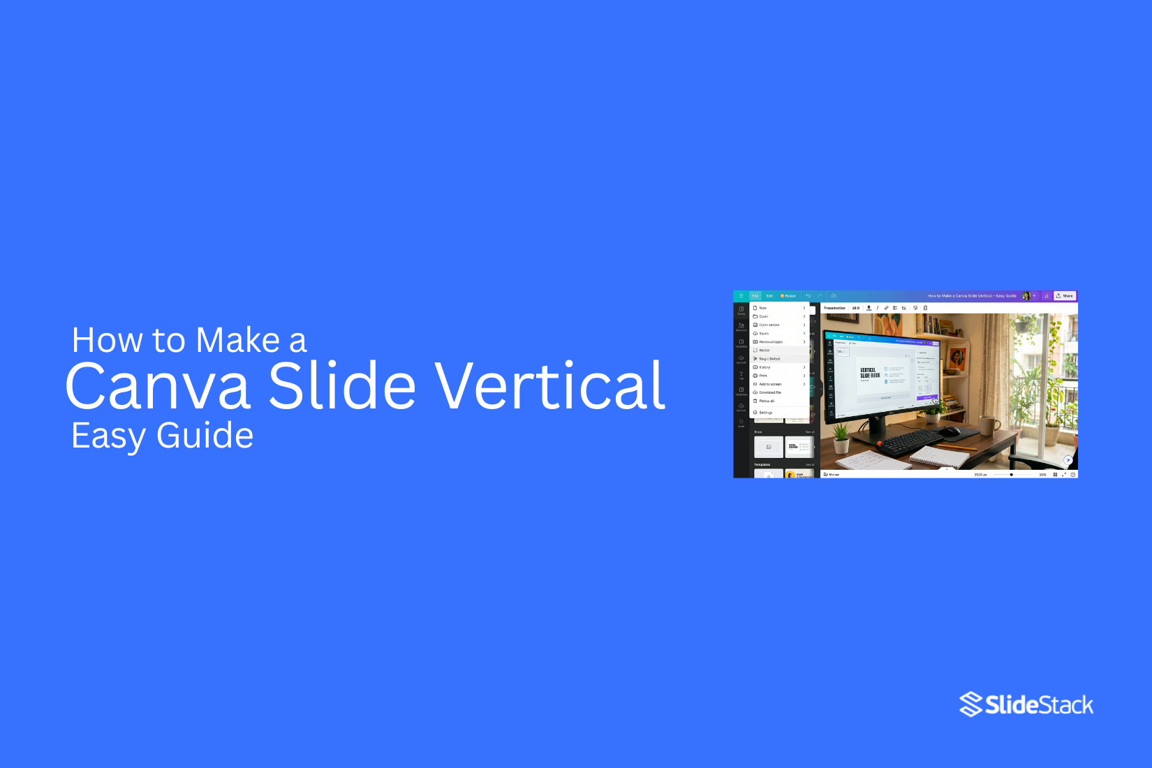 How to Make a Canva Slide Vertical – Easy Guide 