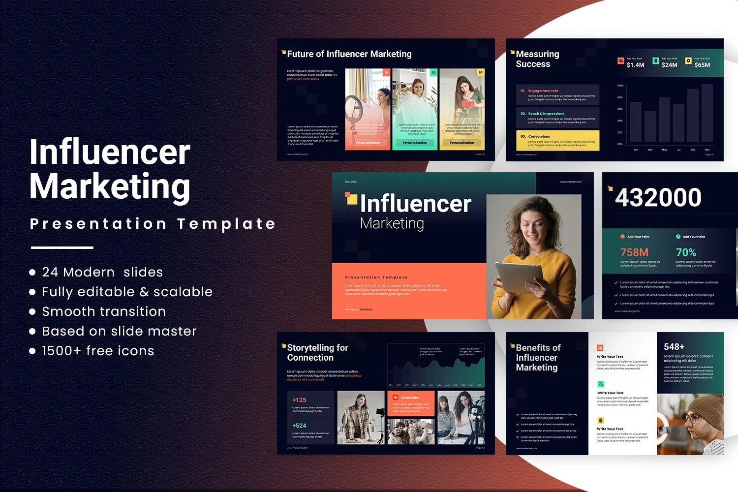 Influencer Marketing Presentation Template