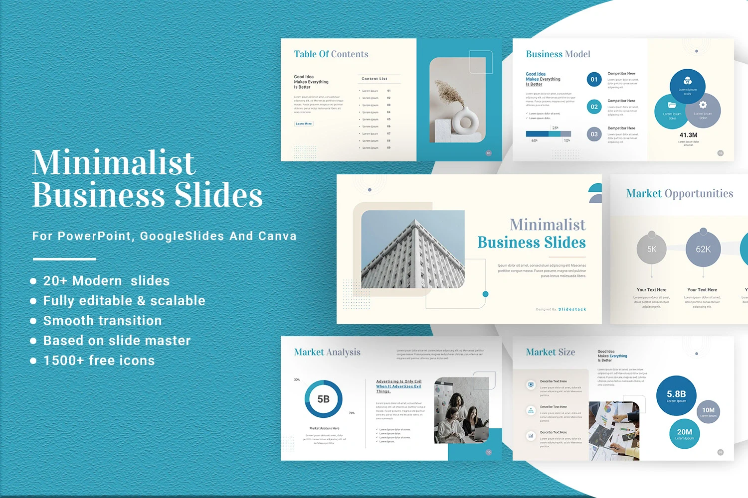 Minimalist Business Slides Presentation