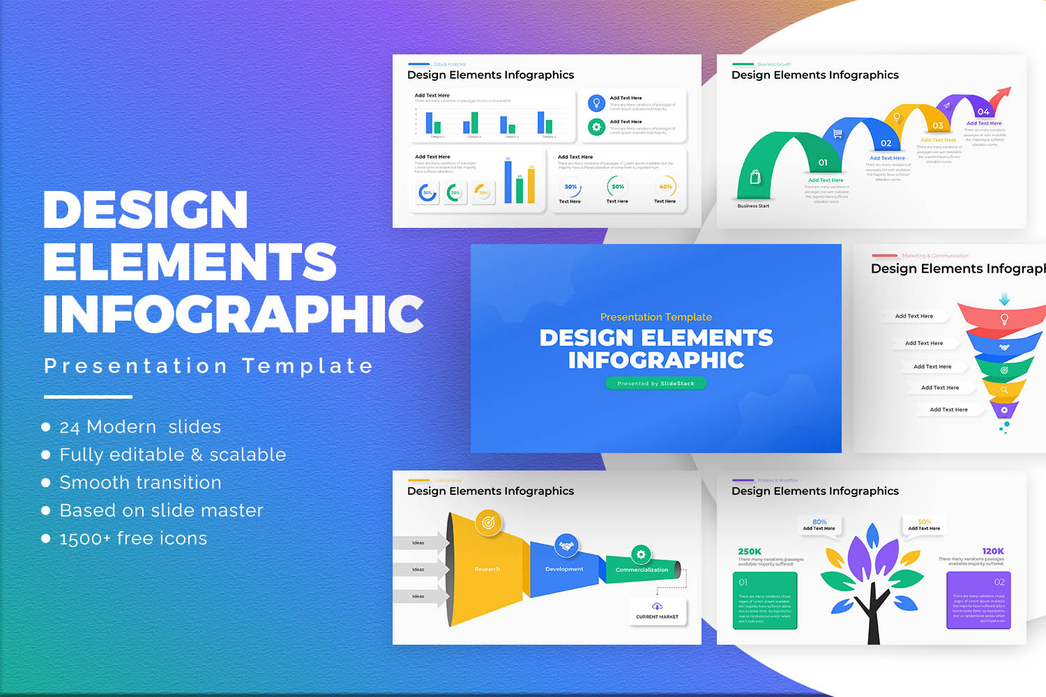 Design Elements Infographics Presentation