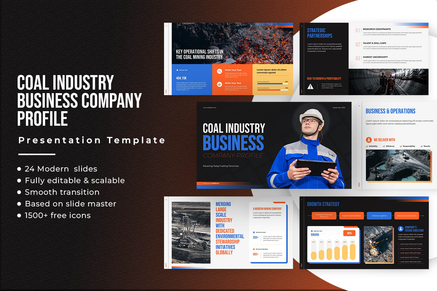 Coal Industry Business Company Profile Presentation