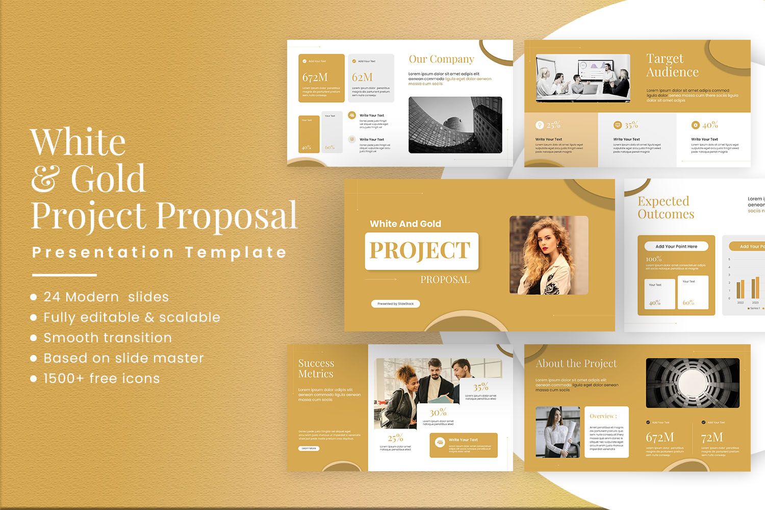 White and Gold Project Proposal Presentation