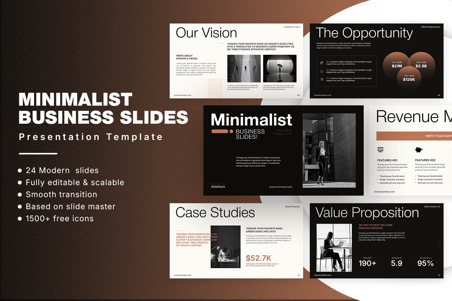 Minimalist Business Slides Presentation Template