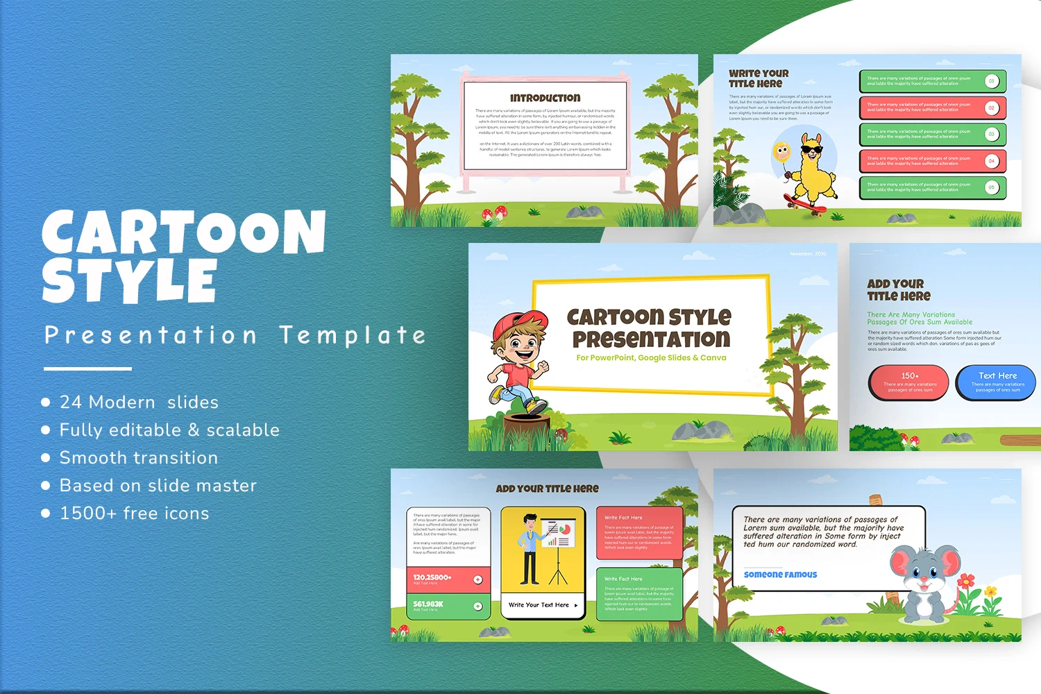 Cartoon Style Presentation
