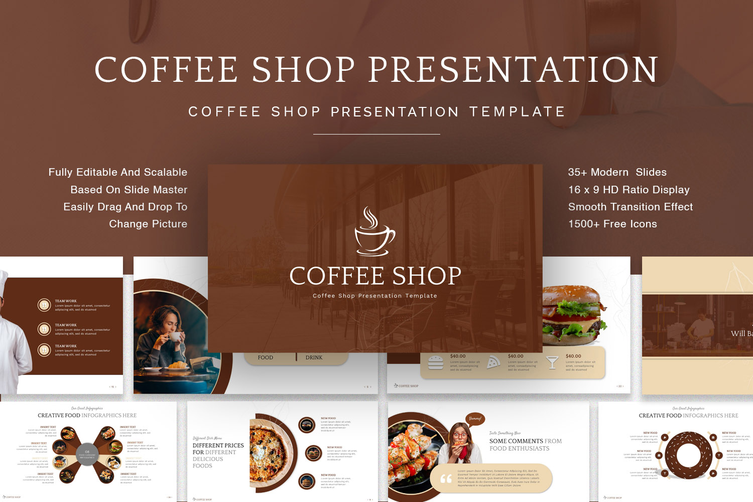 Free Restaurant Presentation Templates SlideStack Slidestack