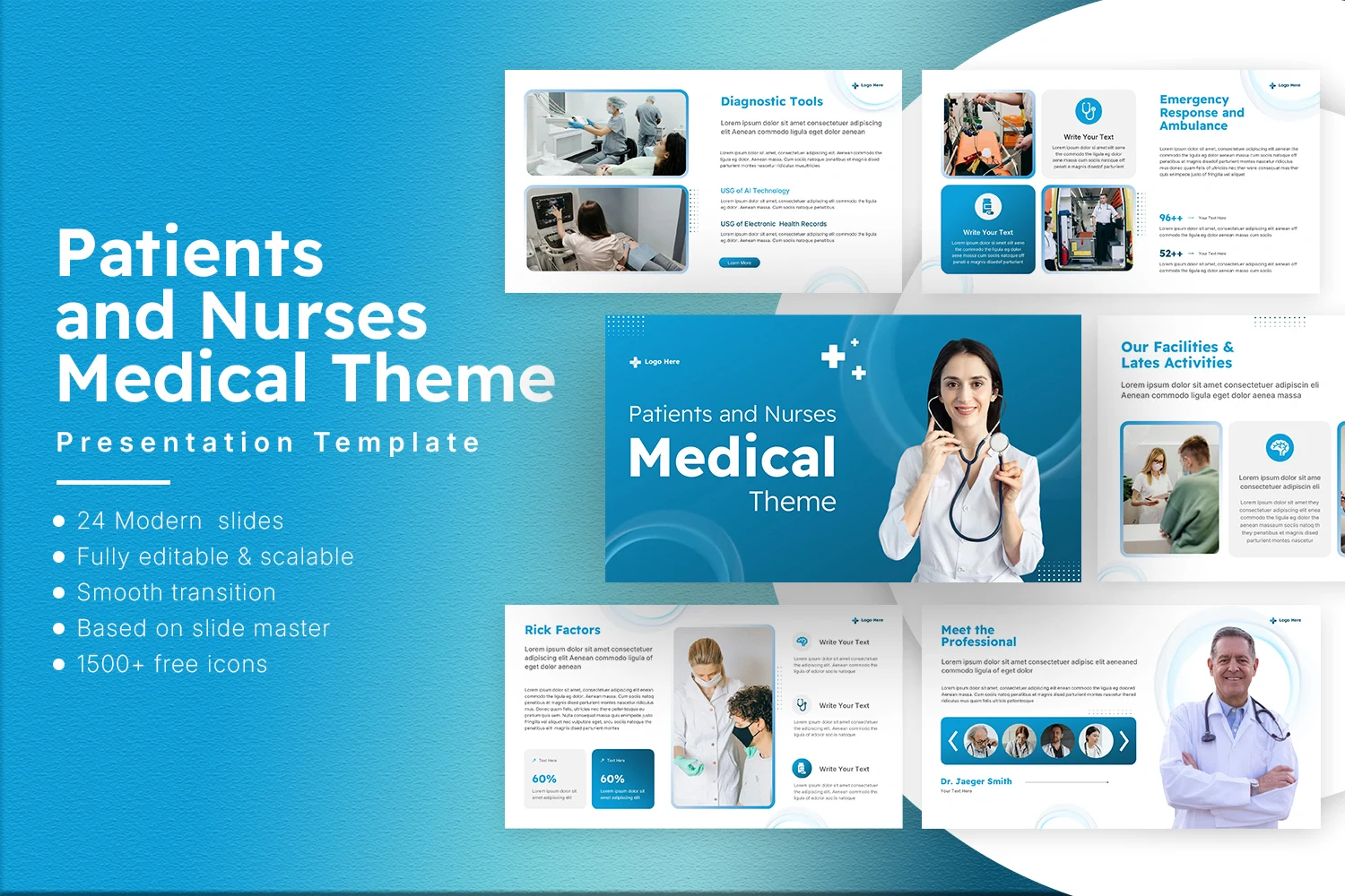 Patients and Nurse Medical Theme Presentation
