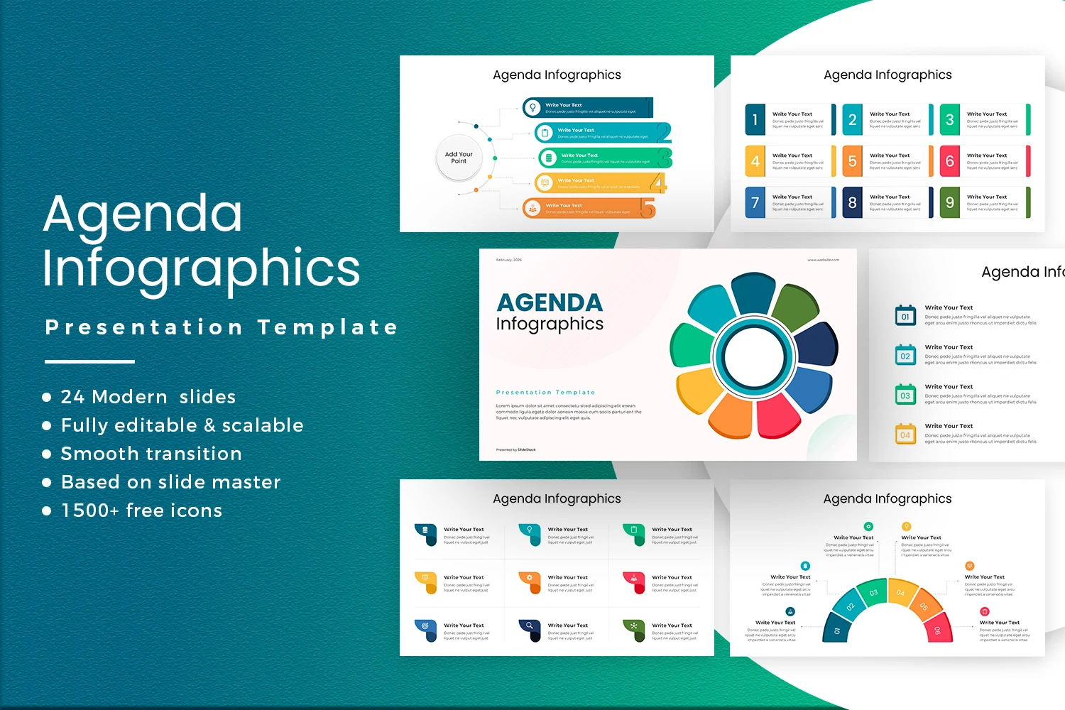 Agenda Infographics Presentation