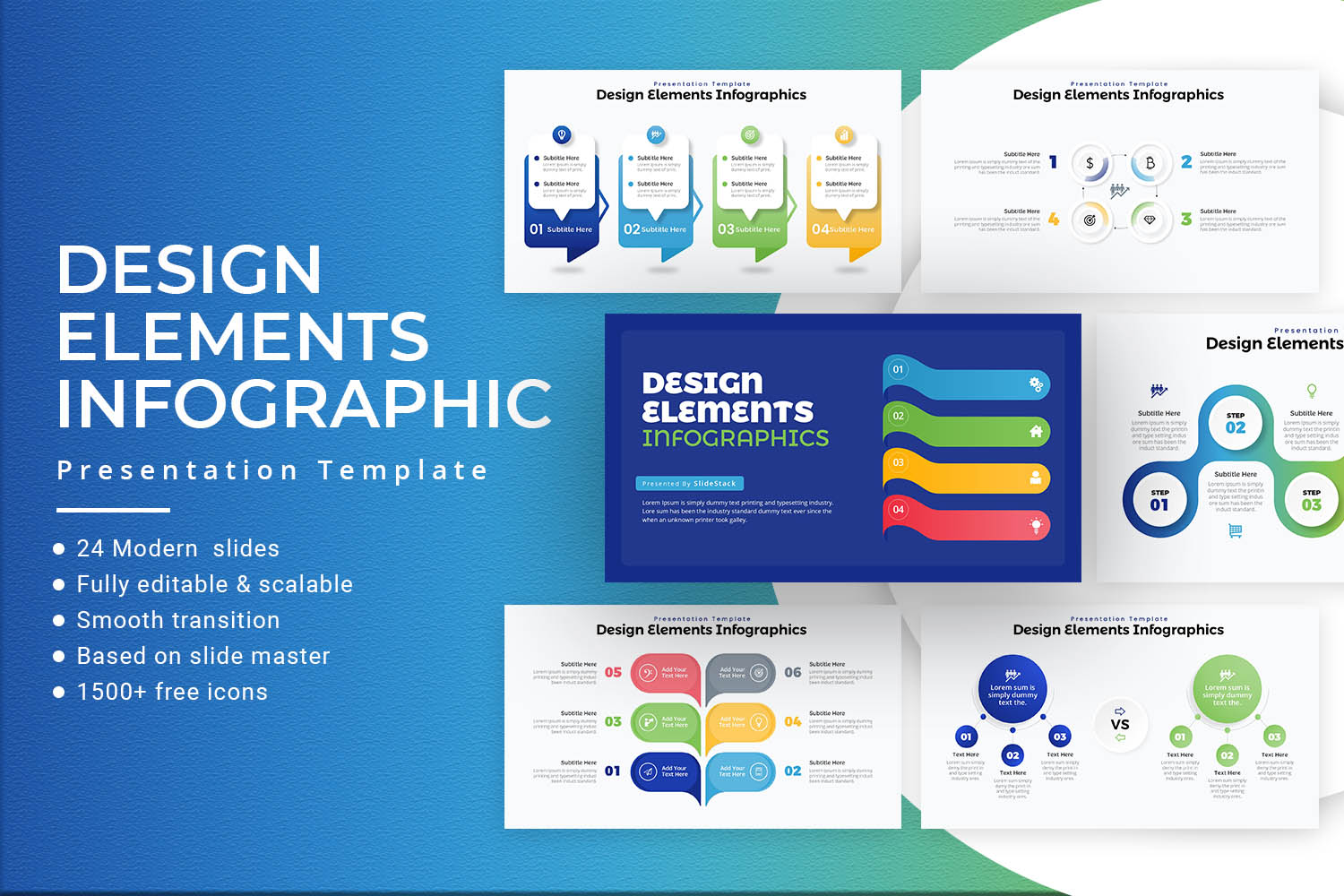 Design Elements Infographics Presentation Template
